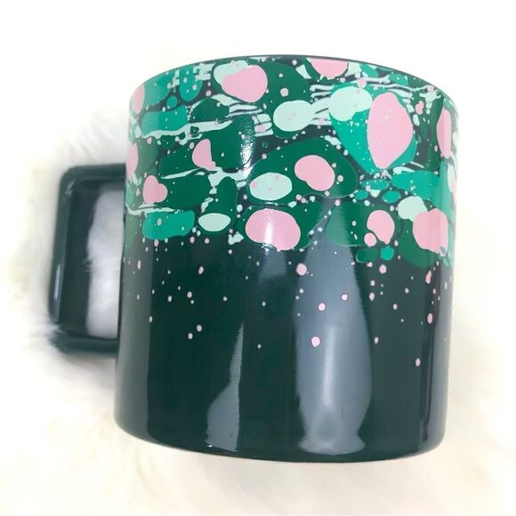 Starbucks Holiday 2022 Venetian Forest Marble Forest Green Ceramic Mug - Picture 5 of 16